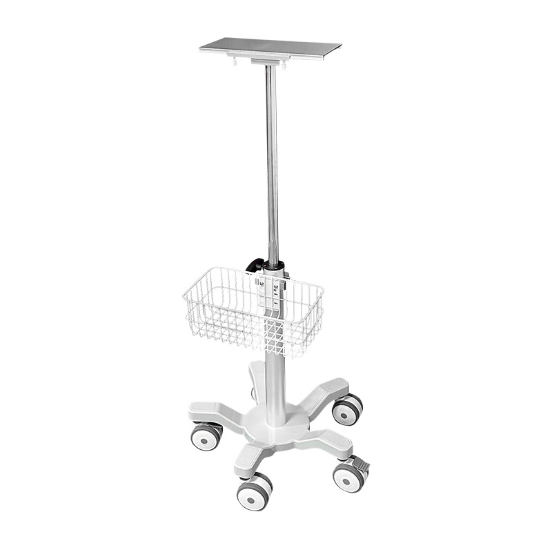 监护仪心电图吸呼机除颤仪理疗仪台车移动支架推车仪器车