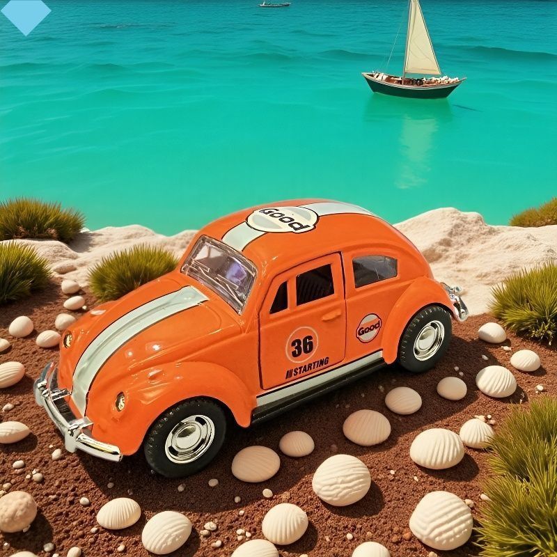 Exportación transfronteriza edición limitada Coca-Cola Beetle aleación infantil modelo de automóvil juguetes de simulación para niños y niñas
