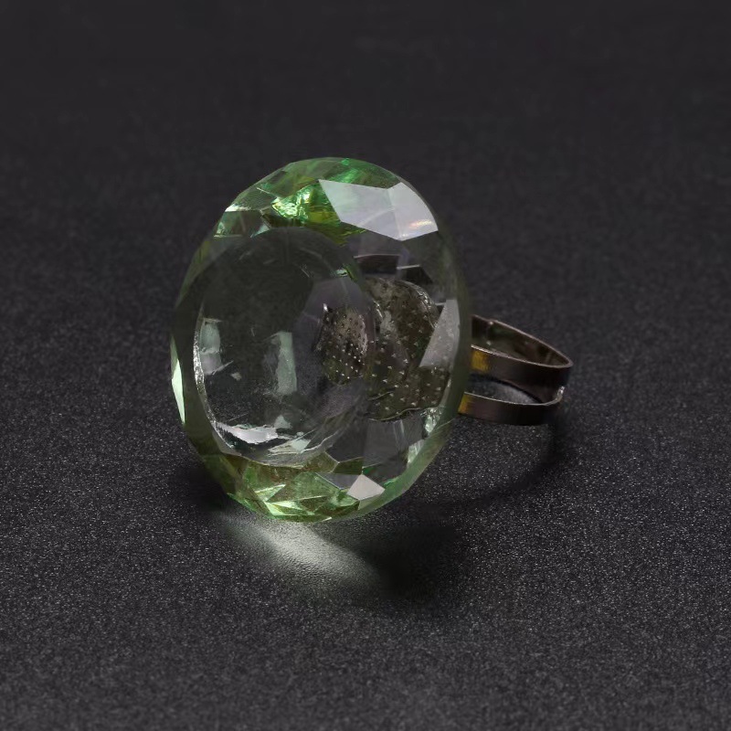 Suministro directo transfronterizo de pestañas, pegamento de plantación, soporte de anillo de cristal especial, soporte de anillo de pegamento de tamaño ajustable, soporte de anillo de pegamento