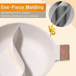 Household thick double ear soup pot aluminum alloy pot stew pot hot pot noodle pot gift manufacturers wholesale