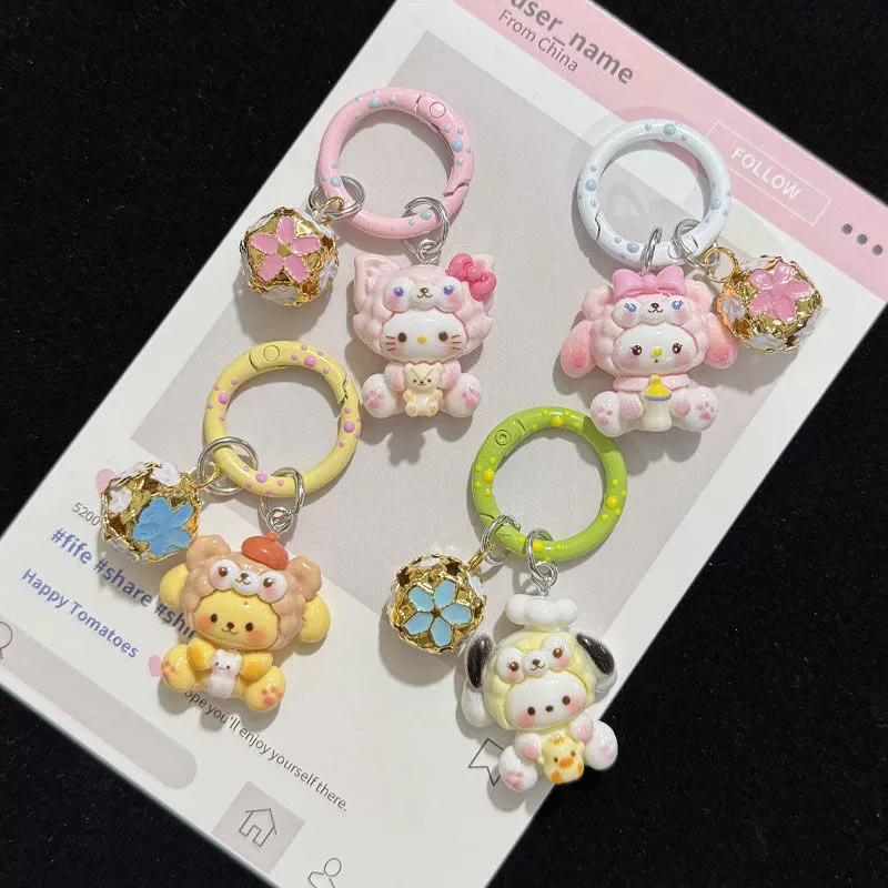 Sanrio, мультяшная подвеска, школьный рюкзак, подвеска