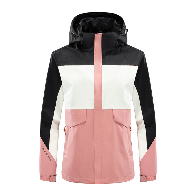 Ropa de asalto de una sola capa pareja de otoño y invierno al aire libre cálida chaqueta de montaña camping a prueba de viento a prueba de rociadores abrigo