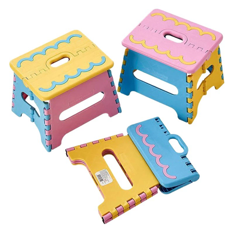 18 см высокая утолщенная Пластиковая Складная маленькая скамья портативный табурет детский сидячий табурет бытовой взрослый низкий табурет