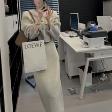 一整套穿搭小香风套装裙两件套女装御姐感韩剧全套毛呢两件套