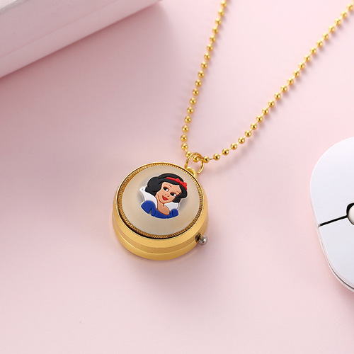Child's cartoon flip-light rotating pendant watch with Animeru character, suitable for kindergarten gifts
