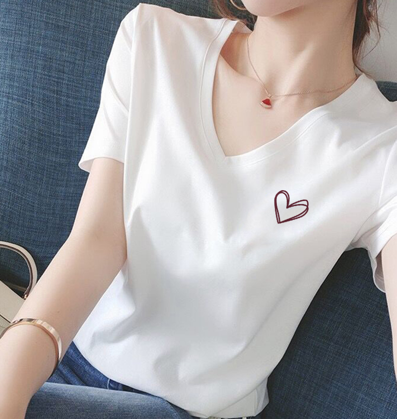 화이트(라인 하트)