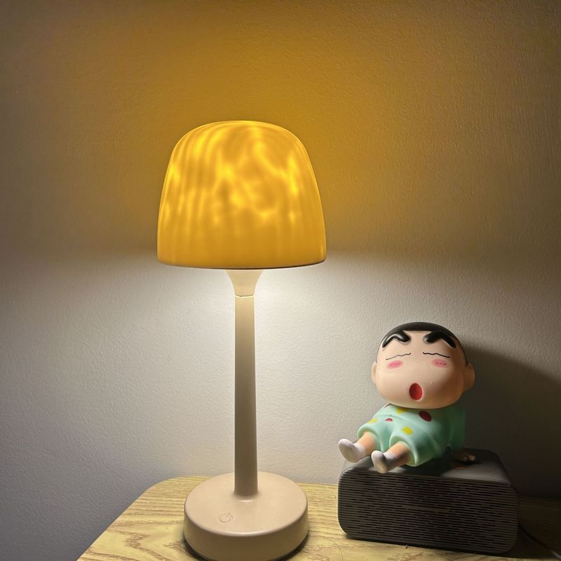 网红ins小夜灯水波纹氛围灯情侣浪漫高颜值台灯卧室床头灯睡眠灯|undefined