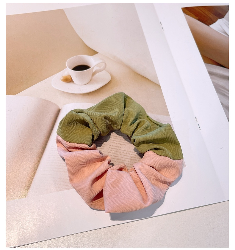 Korean Simple Color Matching Macaron Hair Scrunchies display picture 5