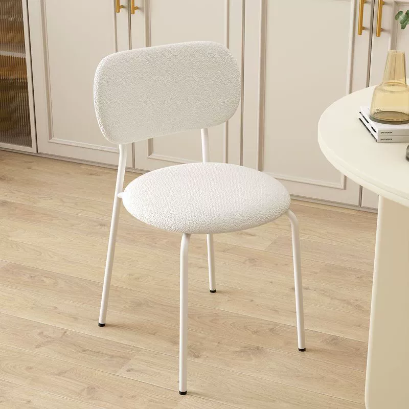 Домашний обеденный стул, легкий роскошный железный кремовый стул, скандинавский простой современный стул со спинкой, магазин чая с молоком, обеденный стол, стул для отдыха