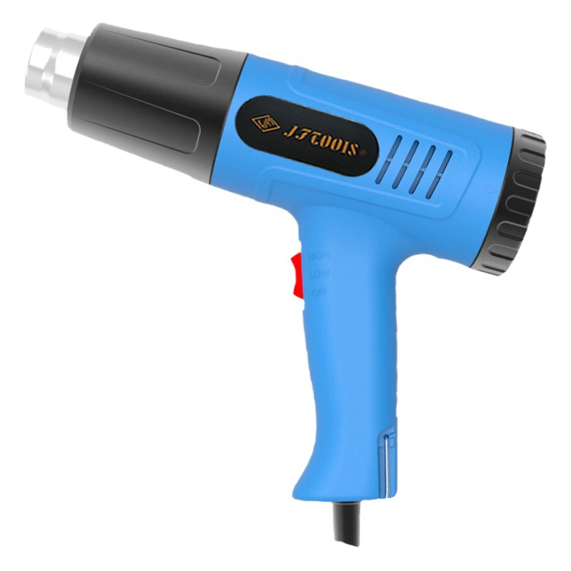 JFTOOIS Задняя крышка с золотым краем, регулируемая температура, фен, тепловая воздуходувка, ремонт телефона, сварочный пистолет, пистолет для выпечки, трансграничный.