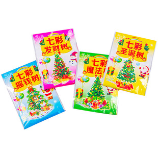 Paper Tree Blossoms Christmas Tree Magical Watering Growth Magic Crystal Tree Kidsren's Toy Christmas Gift Experiment
