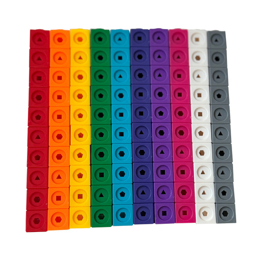 2cm Connecting Block LR Universal Cube Building Block Numberblocks Color DIY Digital Blocks
