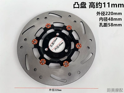 Tormoz supportları: Brake Disc Battery Vehicle Front and - 220-48-58-convex-11-black-screws-provided