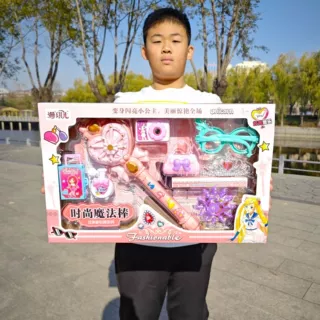 灯光音乐仙女棒魔法棒女孩过家家公园地摊幼儿园礼物儿童玩具批发