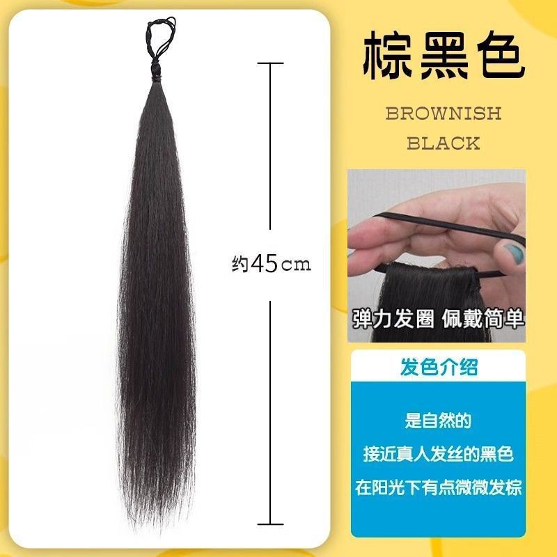 Auto-liquidación cabeza de bola baja artefacto integrado Paquete de pelo femenino viento perezoso mullido flor corsé pelo updo bolsa bola cabeza Paquete de pelo
