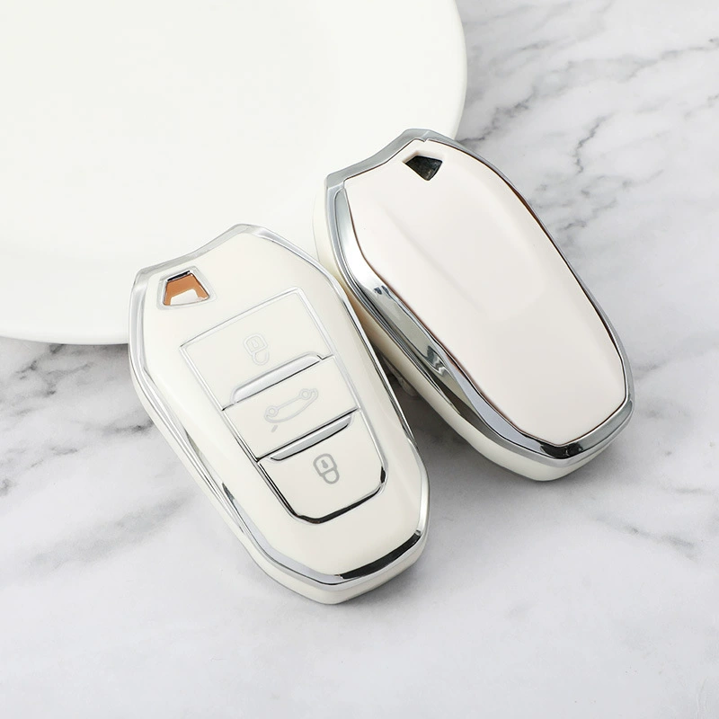 Чехол для ключей с логотипом Dongfeng Citroen c3rx C4L Tianyi чехол для ключей от машины ТПУ серебристый край чехол для ключей