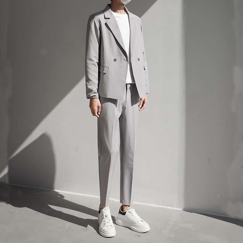 Gray suit suit