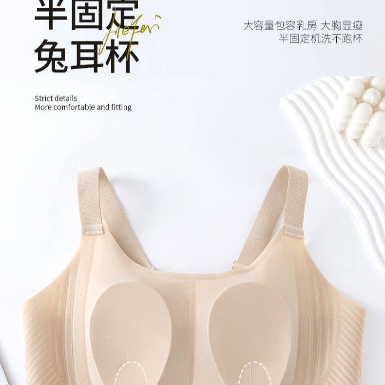 Venta directa de fábrica comercio electrónico transfronterizo Sudeste de Asia Vietnam Tailandia damas talla grande sujetador lateral de recogida cómoda