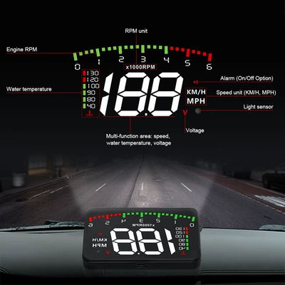 Car Head-Up Display Hd Vehicle HUD