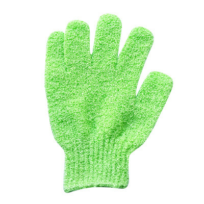 Guantes de baño de cinco dedos Guantes creativos Toalla de baño Exfoliante de cinco dedos Toalla de baño exfoliante Toalla de baño de doble cara para adultos