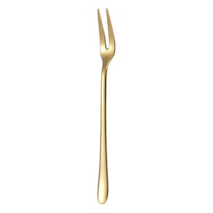 SOURCE manufacturer Korean Creative 304 stainless steel fruit fork in stock dessert cake fork fruit stick snack fork