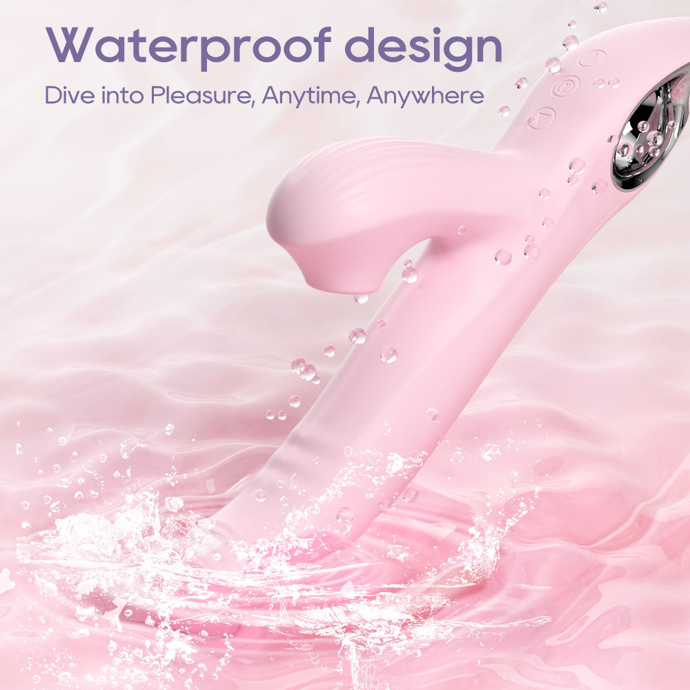 Vibrating Suction Dildo With Retractable Beads For Women_voghion.com