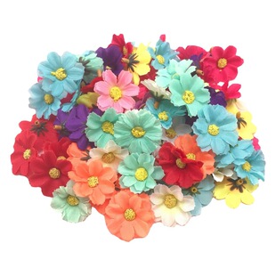 Spot simulation 3.5cm dancing orchid daisy flower head dance skirt sunflower sachet Garland photography flower head
