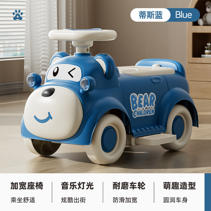 新型の子供は車をねじって、赤ちゃんは滑る車を滑って1-3歳の男の子と女の子は子供のバランスの滑車を横転することを防ぎます。|undefined