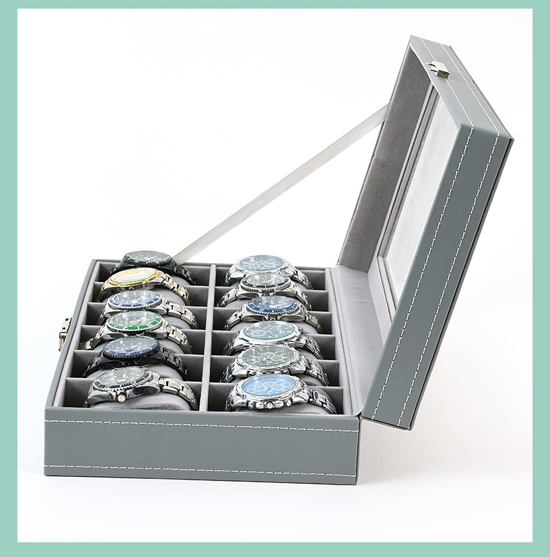 915g Weight Watch Cases Classification 1 Piece Quantity Daily Occasion Wood, Flannel Material Solid Color Pattern Unisex Gender Simple Style Style Simple Style Solid Color Watch Cases