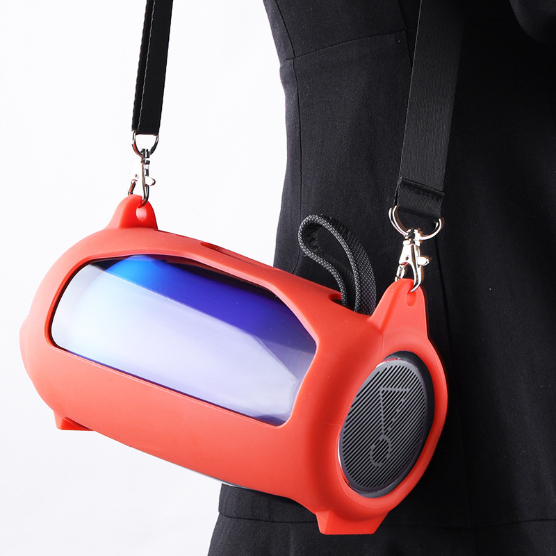 Suitable for JBL pulse5 protective case pulsating 5 dazzling light effect Bluetooth speaker silicone case shoulder case