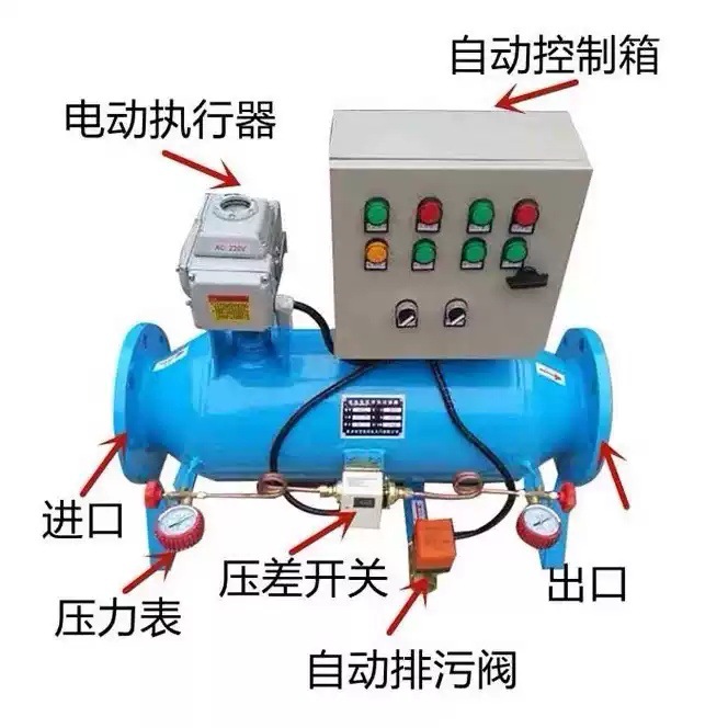 全自動逆洗フィルター配管汚れ除去器フィルター縦型横型ストレート角通汚れ除去器