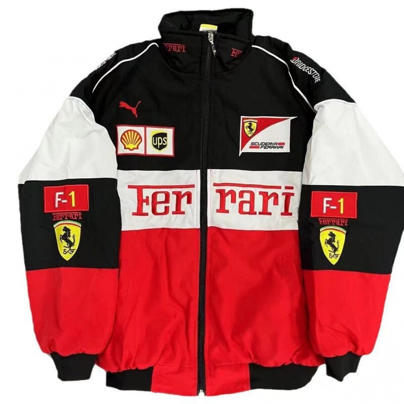 F1 Full Range of "Thin Style" Racing Jackets with 3D Digital Printing, Ferrari Jackets, Street Hip-Hop Trendy Style F1 Full Range of "Thin Style" Racing Jackets with 3D Digital Printing, Ferrari Jackets, Street Hip-Hop Trendy Style