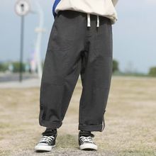男童裤子儿童工装裤春秋季2025新款休闲中大童韩版时尚洋气工装裤
