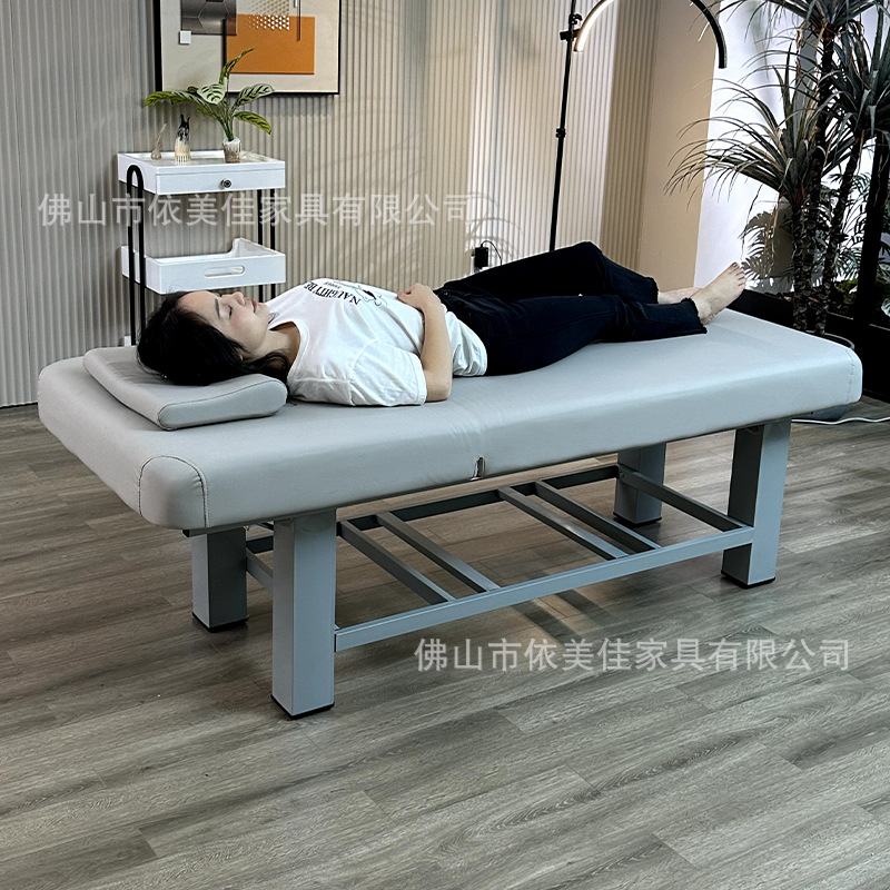 Cama de belleza de acero inoxidable, sala de belleza de masaje, cama de fisioterapia de medicina tradicional china, cama de tatuaje, cama de bordado, cama de extracción de oídos