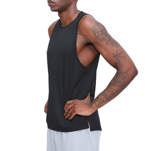 Marathon Quick-Dry Fitness Tank Top for Men, Sleeveless Basketball Training, Hurdle Running Basketball Sport Top for Men