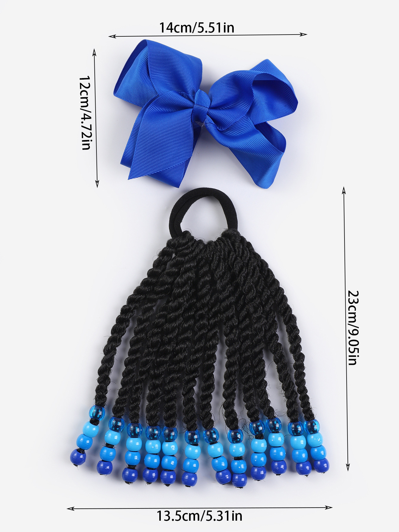 Nueva Amazon venta caliente para niños africanos pelucas de cola de caballo accesorios de pelucas negras para niños ponytail
