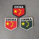 A generation of China CHINA five-star red flag cloth paste embroidery hook and loop hook small size flag badge