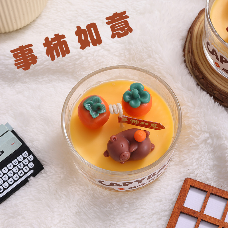 Cappella Cute Cartoon Scented Candle Ornament Gift Box for Girlfriend Festival Gift Wholesale