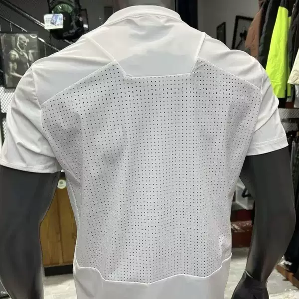 Summer quick-dry sports short-sleeve T-shirt for men, loose fit, mesh breathable, cool feeling, suitable for fitness and casual wear, versatile