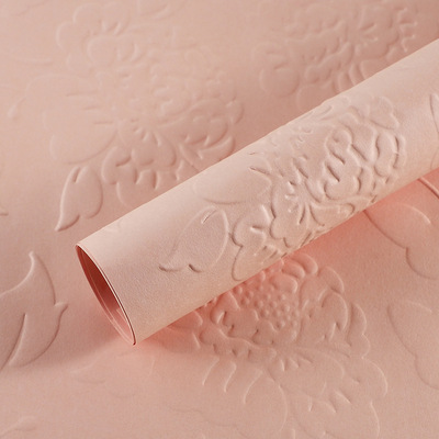 Papel de Regalo con Relieve Tridimensional, Estilo Nuevo, Papel para Envolver Ramos de Flores, Venta Caliente, en Existencia, al por Mayor