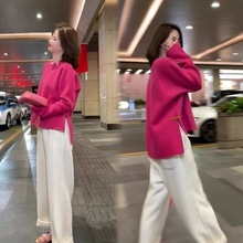 2025春秋卫衣套装穿搭一整套新中式国风洋气上衣休闲裤两件套女装