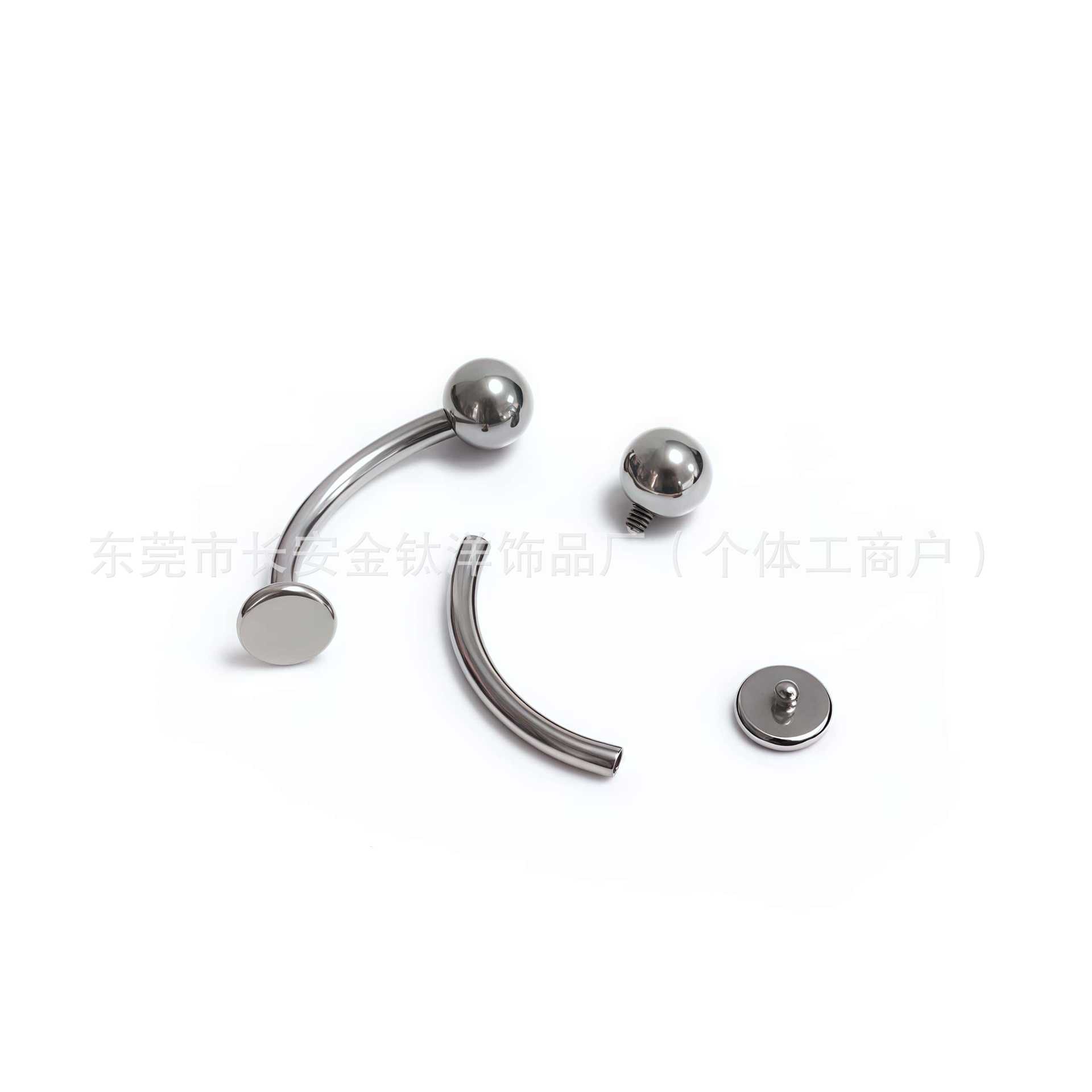 Labret piercing jewelry detail image