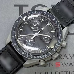 オメガ共同ブランド Swatc クォーツ防水クロノグラフウォッチインスタイルマイクロビジネスホットスタイルドロップシッピングラージダイヤル