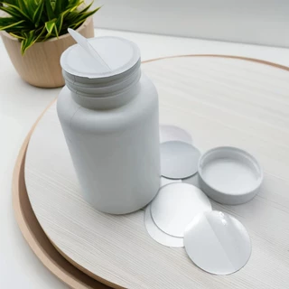 PE上拉耳铝箔垫片易撕感应封口膜带拉耳使用方便定制规格规格印刷