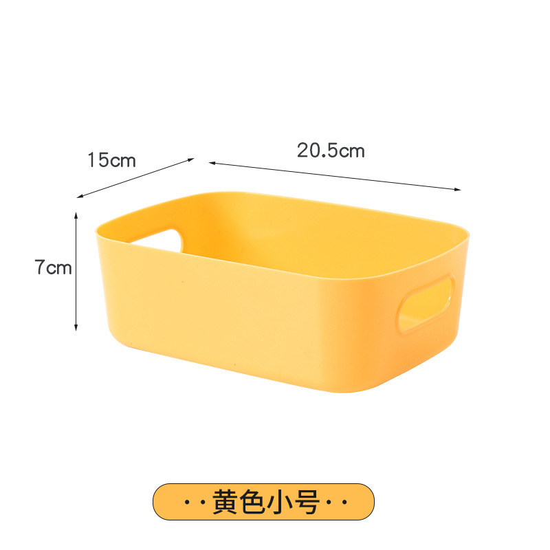 Hogar caja de almacenamiento escritorio cocina cosméticos gran capacidad plástico descubierto organización cesta al por mayor