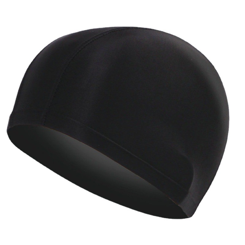 Solid color swimming cap for swimming for children and adults