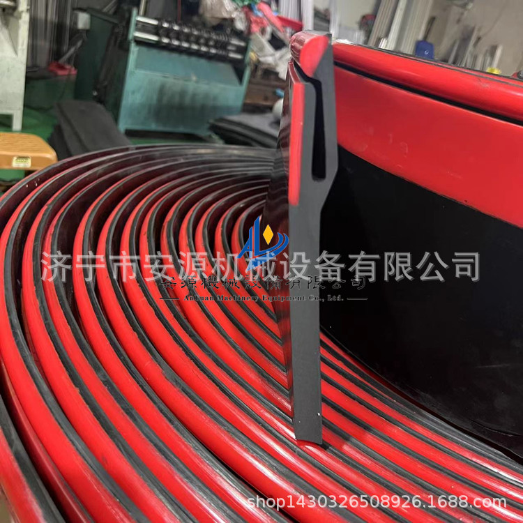 导料槽密封防溢裙板  y型双密封防溢裙板  全聚氨酯挡煤皮长期供