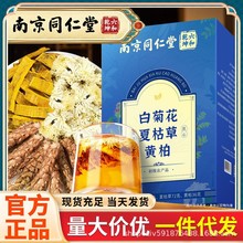 南京同仁堂  白菊花夏枯草黄柏 组合原料可搭中药材茶包盒装批发