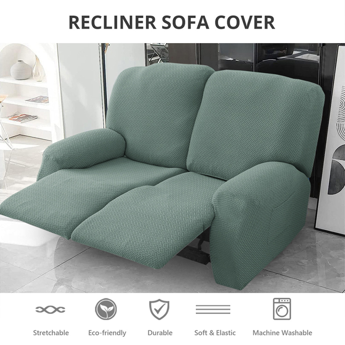 Transfronterizo T elástico Jacquard Chivas sofá cubierta de gato agarración de primera clase sofá de masaje sillón cubierta