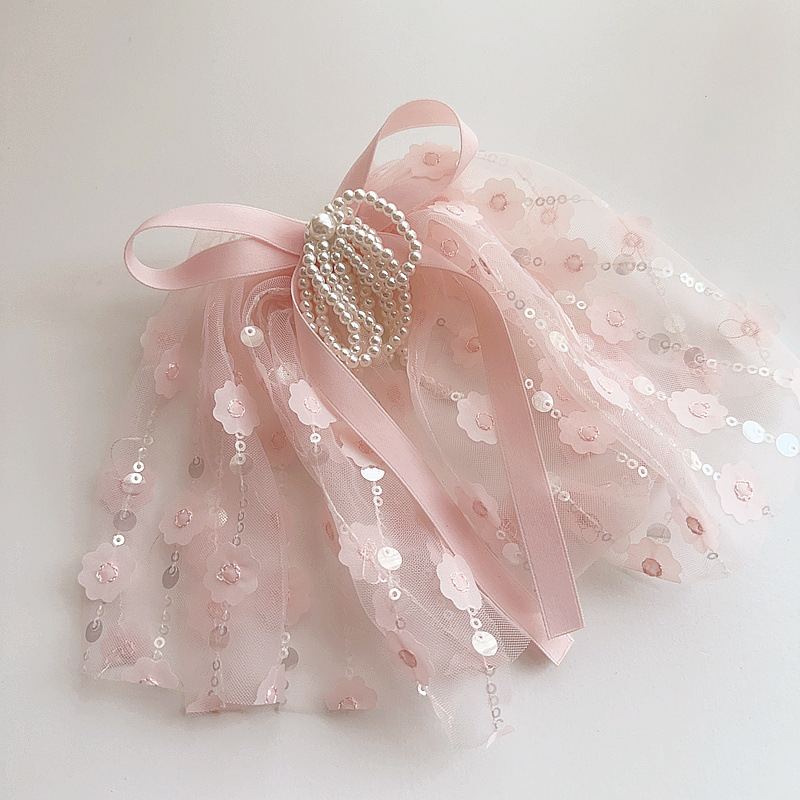 Kid'S Gender Kid'S Princess Bow Knot Cloth Hair Clip
